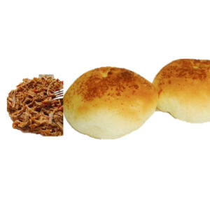 焼いてあるタピオカパン牛肉　/　PÃO DE MANDIOCA ASSADO DE CARNE