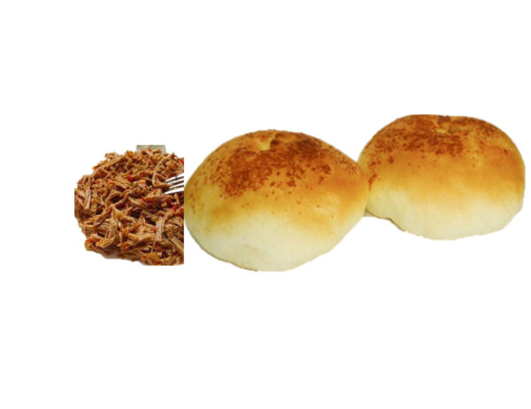 焼いてあるタピオカパン牛肉　/　PÃO DE MANDIOCA ASSADO DE CARNE